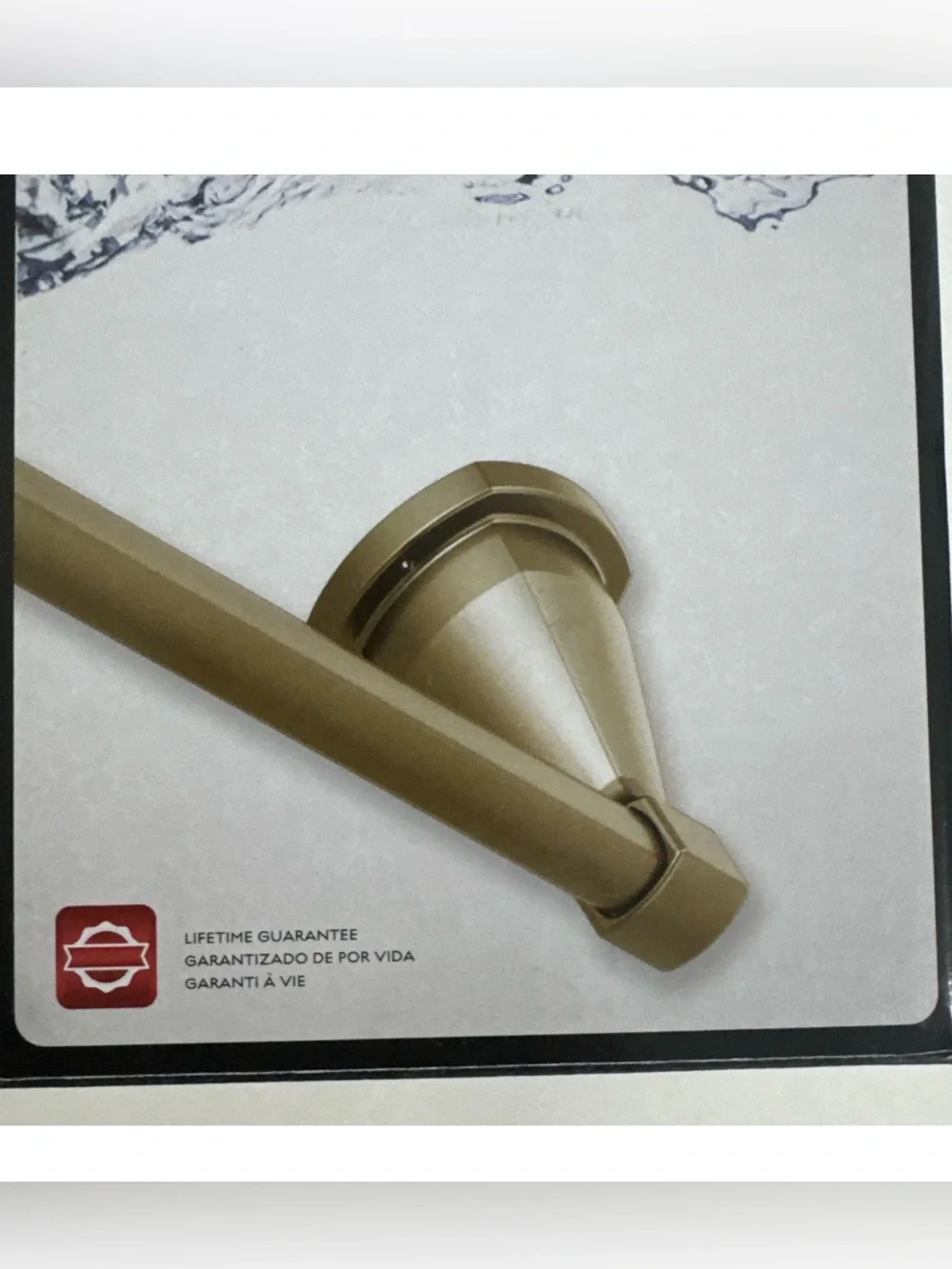 Delta 77655-CZ Stryke Tissue Holder CHAMPAGNE BRONZE Finish Lifetime Guarantee